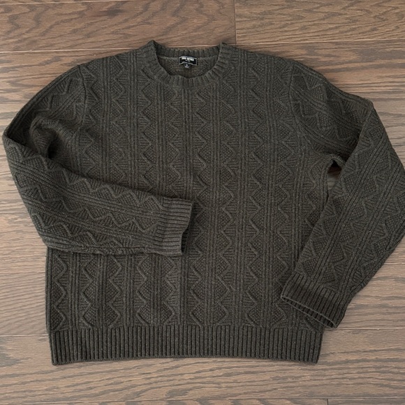 Todd Snyder Other - Todd Snyder Olive Wool Knit Sweater